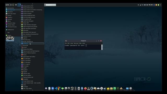 LXDE desktop in the Linux Emperor-OS,A new Linux OS for programmers and data science user. смотреть онлайн