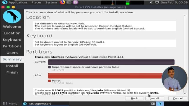 How to Install Parrot OS 4.10 on VMware Workstation 16, virtualbox 2022 смотреть онлайн