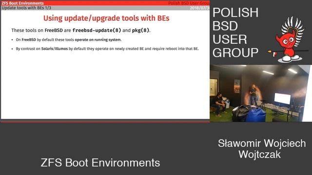 ZFS Boot Environments - BSD-PL July 2018 [2/2] смотреть онлайн
