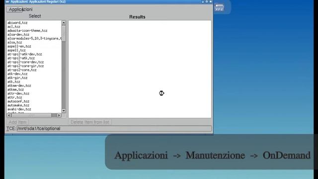 Tiny Core Linux How to add and remove extensions OnBoot and OnDemand смотреть онлайн