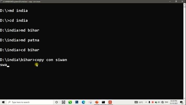 6. Delete Directory and file in MS DOS смотреть онлайн