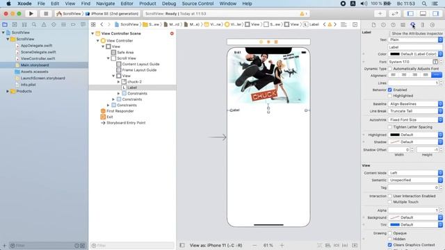 Урок по ScrollView в Xcode для iOS смотреть онлайн