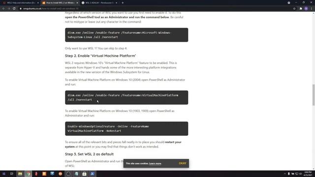 INSTALL WSL2 DI WINDOWS 10 HOT UPDATE DI JAMIN SUKSES PART 1 смотреть онлайн