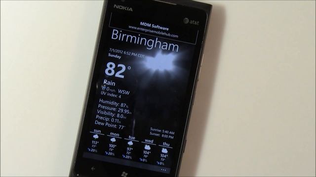 Windows Phone overview: Amazing Weather Lite смотреть онлайн