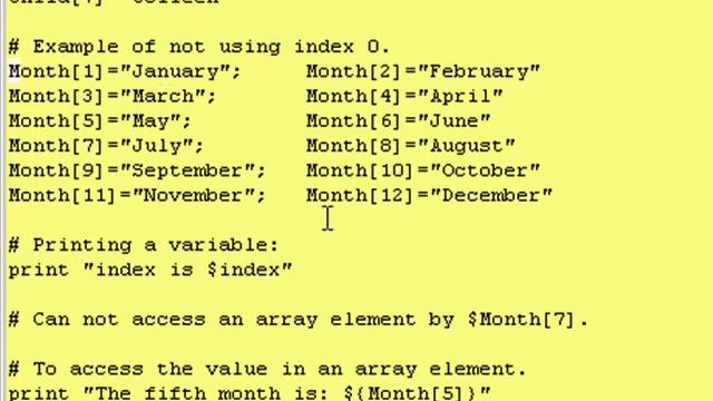 Intro To Korn Shell - Lesson 4 - A Little About Arrays/Lists смотреть онлайн