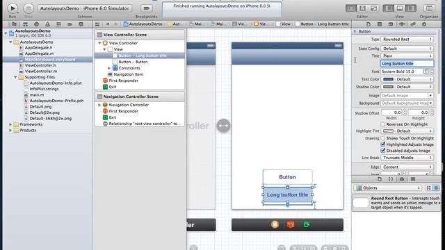 Learning iOS Development Part 40 (Introduction to Auto Layout in iOS 6) смотреть онлайн