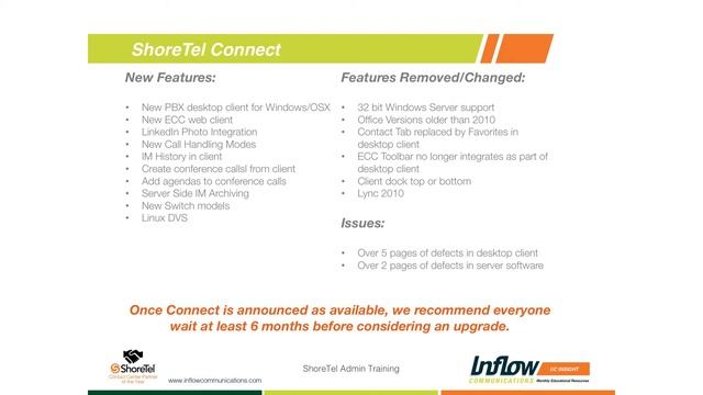 What are the new features in ShoreTel Connect? смотреть онлайн