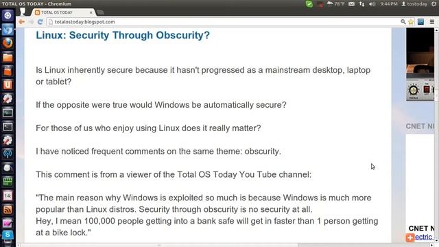 Linux: Security Through Obscurity? смотреть онлайн