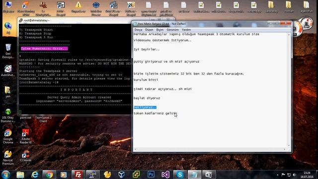 TeamSpeak 3 Linux Otomatik Kurulumu 32 & 64 Bit смотреть онлайн