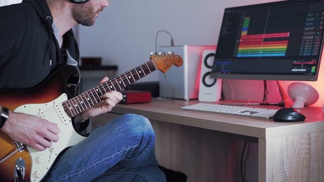 Guitar improv over ambient track смотреть онлайн