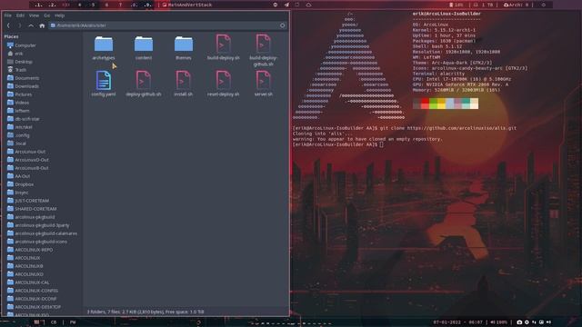 ArcoLinux : 2529 AA - 2 - Create your own github version of ALIS смотреть онлайн