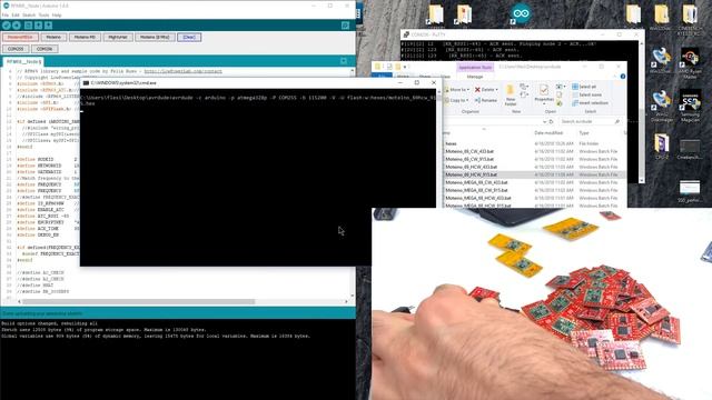 Moteinos production testing - IDE & avrdude смотреть онлайн