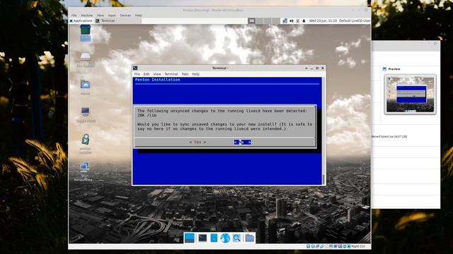 Pentoo linux installation смотреть онлайн