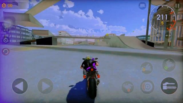 Xtreme Motorbike - Police Riding Motorbike 😂 Us Motorbike City Road Motocross IOS Gameplay, смотреть онлайн