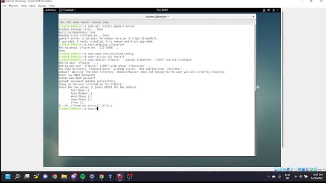 BITS1213 UTeM PROJECT PART 2 - SFTP configuration and testing (RAHMAT BIN ROSLI) смотреть онлайн