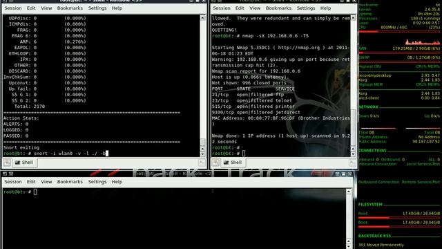 Snort IDS and replay Backtrack BT4. Spec-Ops www.TheSuperGeeks.com смотреть онлайн