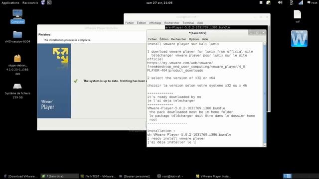 install vmware player in kali linux (installation vmware player dans kali lunix) смотреть онлайн
