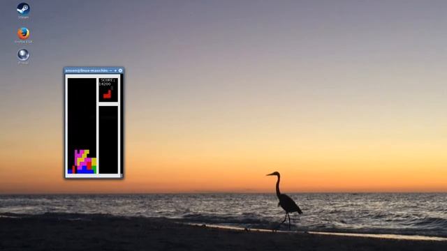 Tetris in a Linux Terminal! смотреть онлайн