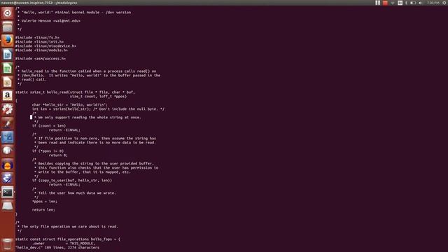 device file creation kernel module programming Linux -part 4 смотреть онлайн
