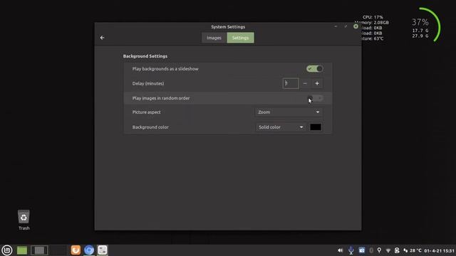 How to Create A Desktop Slideshow In Linux Mint смотреть онлайн