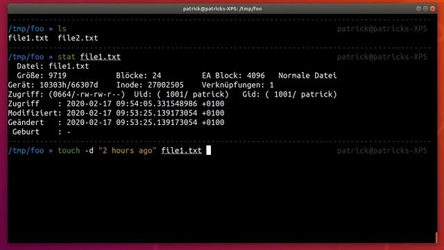 How to change the modification time of a file in Linux Bash смотреть онлайн