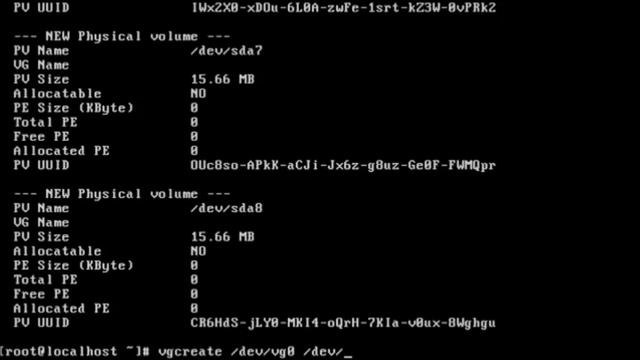 lvm configuration linux смотреть онлайн