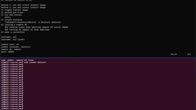 Install Db2 client on Linux смотреть онлайн