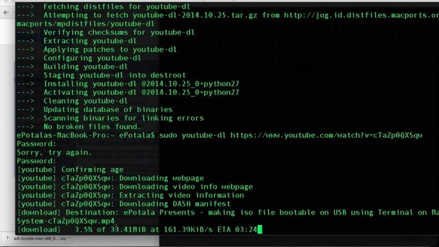Install youtube downloader for mac, youtube dl and cool greeting message on terminal using figlet смотреть онлайн