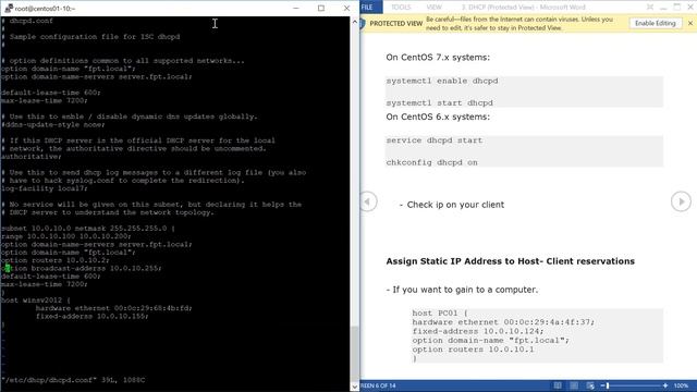 Linux 2 | Hướng dẫn cấu hình DHCP và DHCP Failover trên CentOS 7 смотреть онлайн