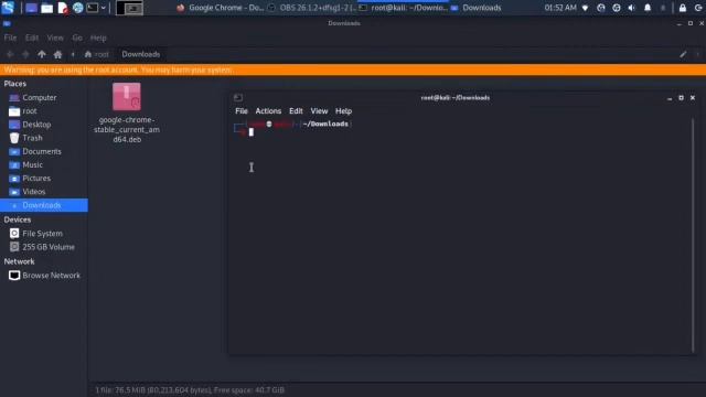 how to download and install google chrome on Kali Linux смотреть онлайн