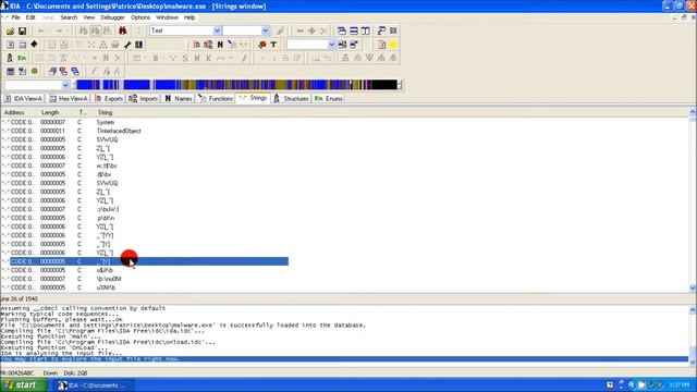 Using IDA Pro to analyse malware смотреть онлайн