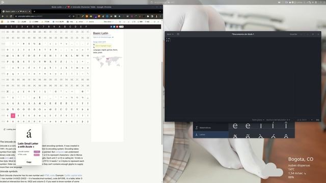 Como manejar códigos unicode en Linux смотреть онлайн