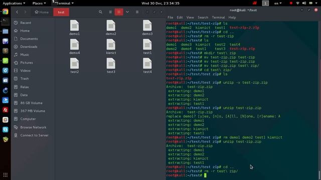 Bài 15: Nén và giải nén file zip với GUI và Command line trên Kali Linux 2.0 смотреть онлайн