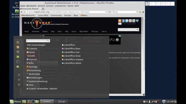 Linux - MakeHuman - 3D Charaktere erstellen смотреть онлайн
