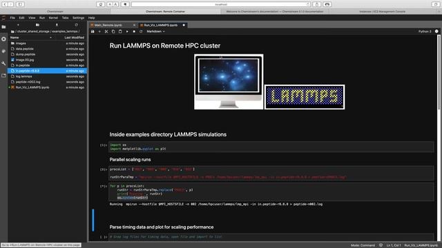 LAMMPS on Cloud HPC Cluster: Peptide Example смотреть онлайн