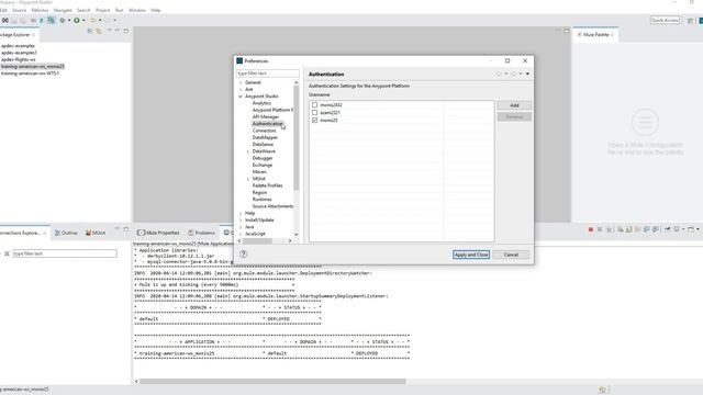 How to add or remove a user in Anypoint Studio? смотреть онлайн