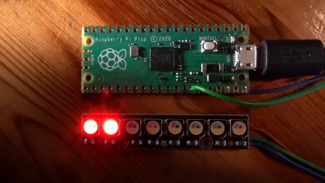 Knight Rider inspired Larson Scanner with Raspberry Pi Pico смотреть онлайн