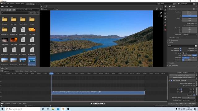 Blender 2.83: Edit & Render 4K UHD Video Clips. A Video Editing Tutorial. смотреть онлайн