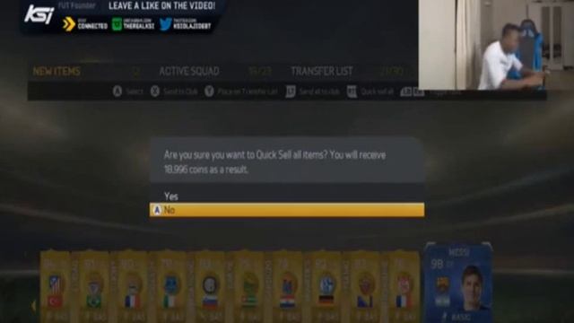 Топ 5 открытие паков (Fifa 15/16) №1 смотреть онлайн