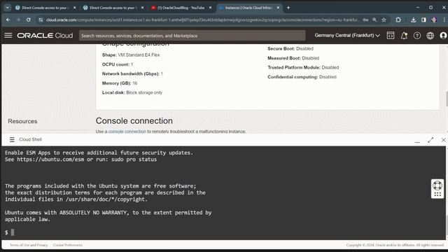 Connect to any OCI Instance directly from the OCI Console смотреть онлайн