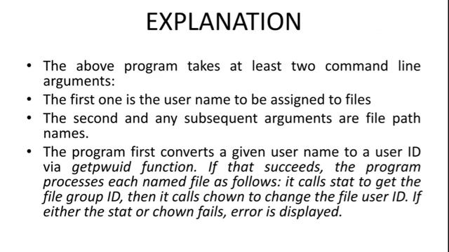 CHOWN,FCHOWN,LCHOWN AND UTIME API'S EXPLAINED смотреть онлайн