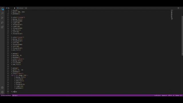 DESIGN AND RUN INDIAN FLAG IN KALI LINUX USIN PYTHON LANGUAGE смотреть онлайн