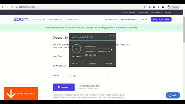 How to install ZOOM On Linux ~ Cara Menginstall ZOOM di Linux (Ubuntu) смотреть онлайн