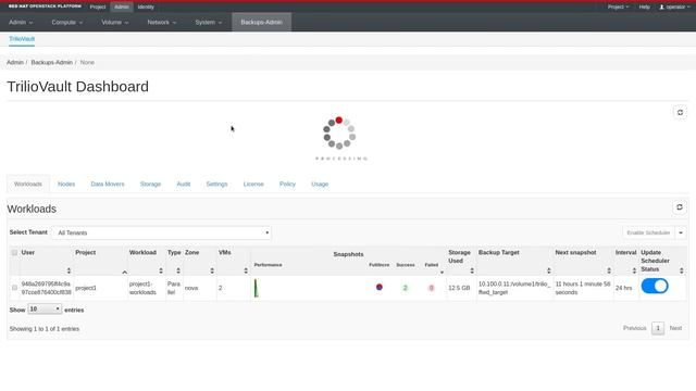 Backup and Restore Workloads in Red Hat OpenStack Platform Using TrilioVault смотреть онлайн