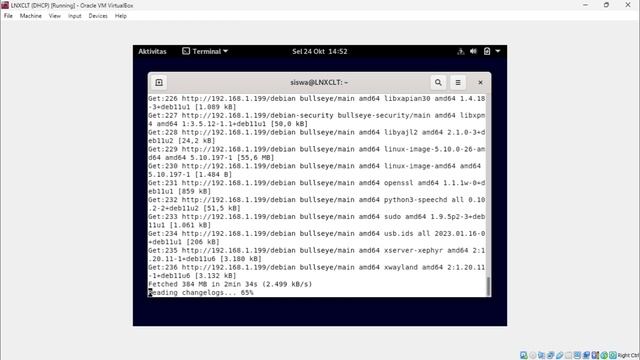 5. KONFIGURASI DEBIAN 11 LNXCLT (UPDATE, UPGRADE, PUTTY, DAN FILEZILLA) смотреть онлайн