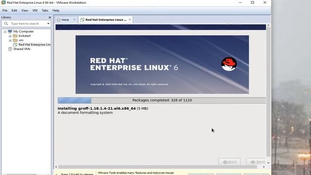 Installing RHEL 6 On VMware смотреть онлайн