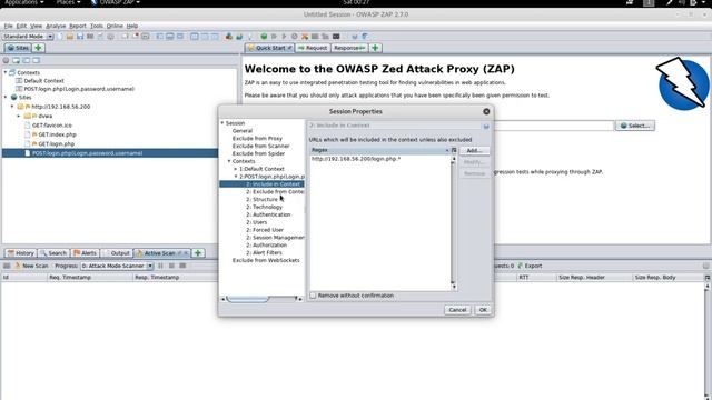 0402 Web Penetration Testing with Kali Linux - OWASP-ZAP Authenticated scan смотреть онлайн