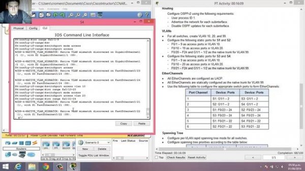 3.3.1.2 Packet Tracer - Skills Integration Challenge