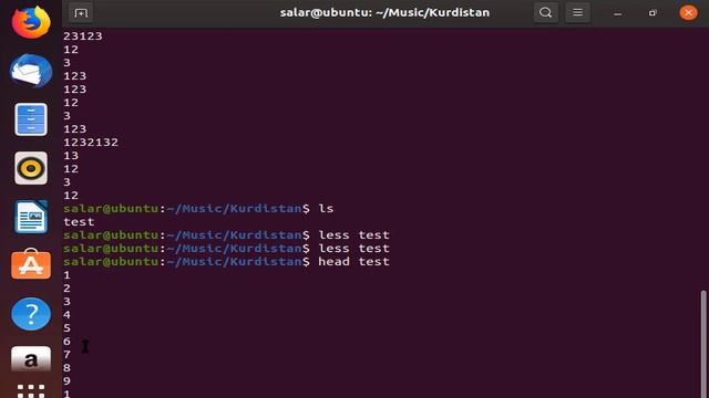 Linux (GUI) Display Command Less and Head смотреть онлайн