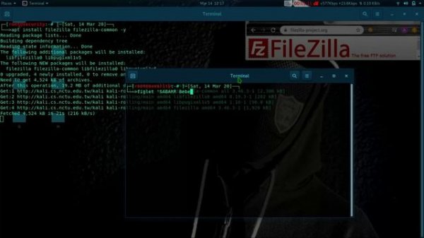 How to install Filezilla (FTP-Client) - Kali Linux